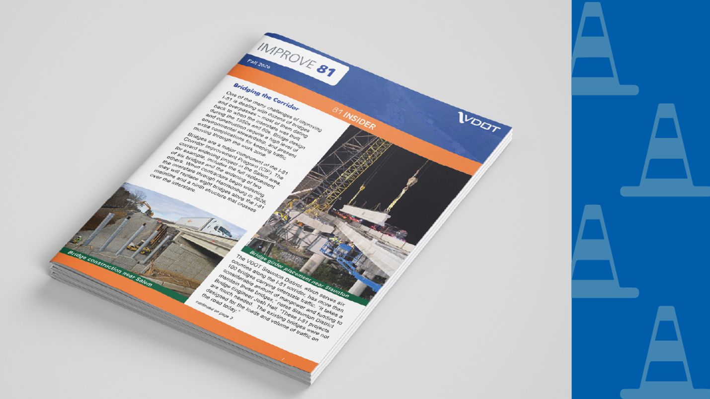 Front page of fall 2025 newsletter