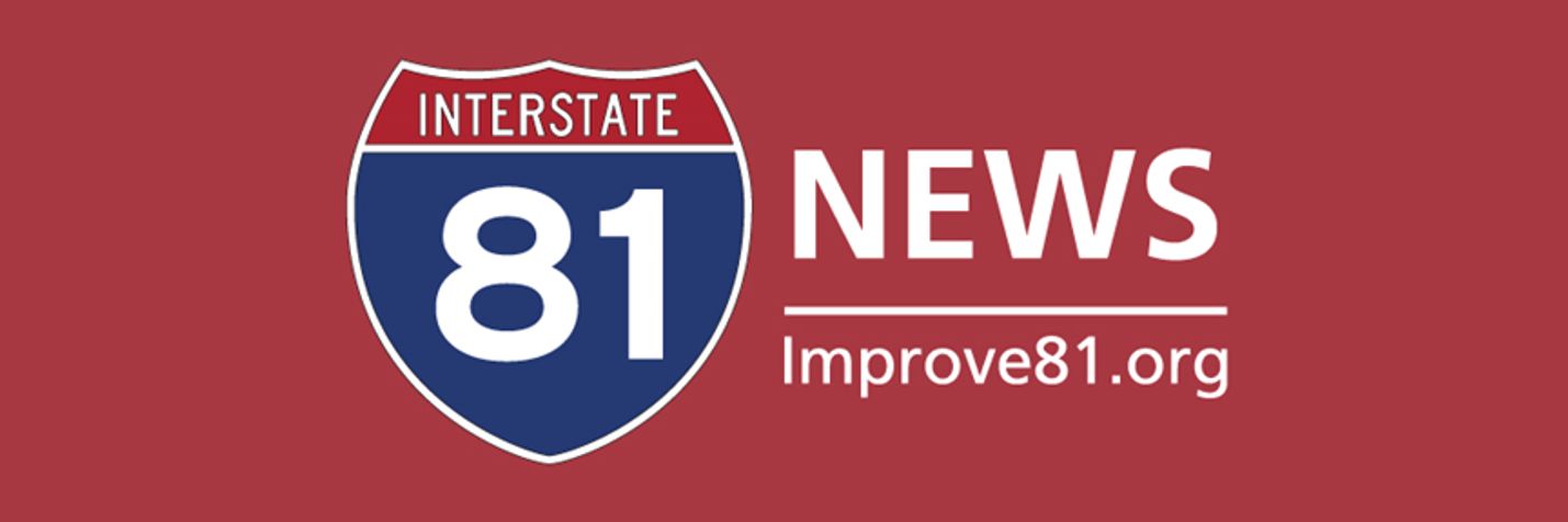 I-81 shield and the words 