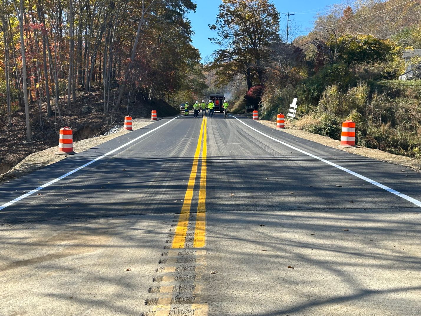 Road repairs complete on Route 21 in Grayson County