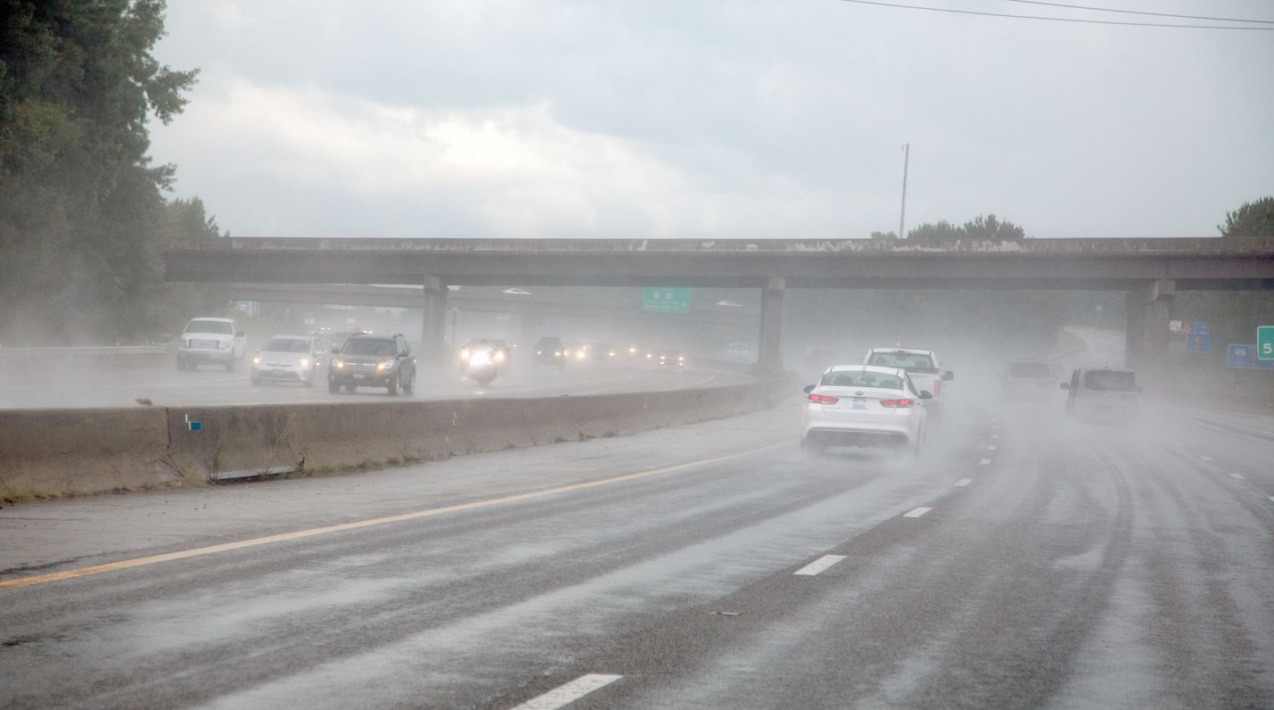 Rain on the Interstate
