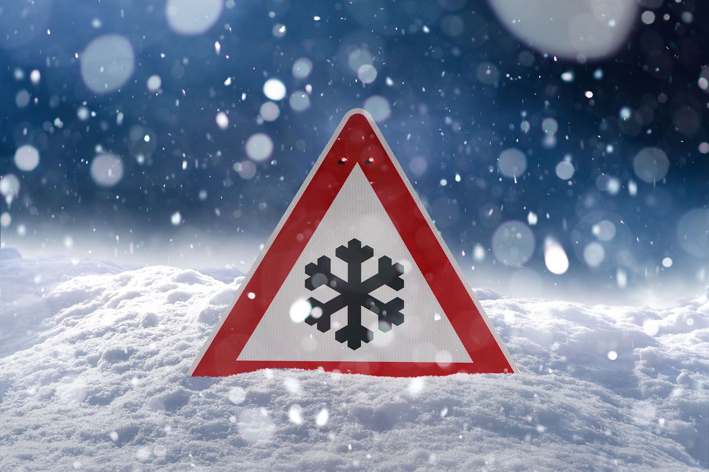 Snow sign