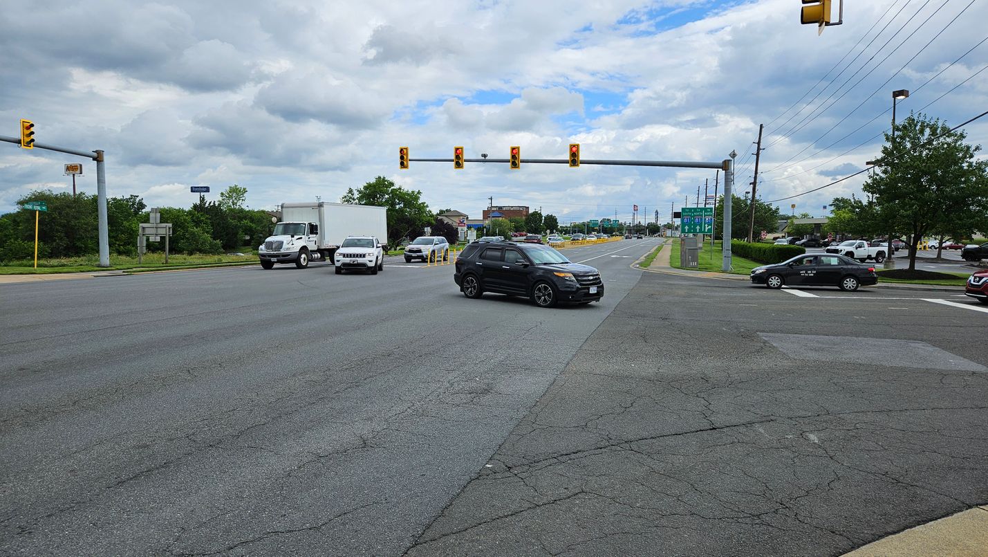Route 522 Intersection at Costello Drive