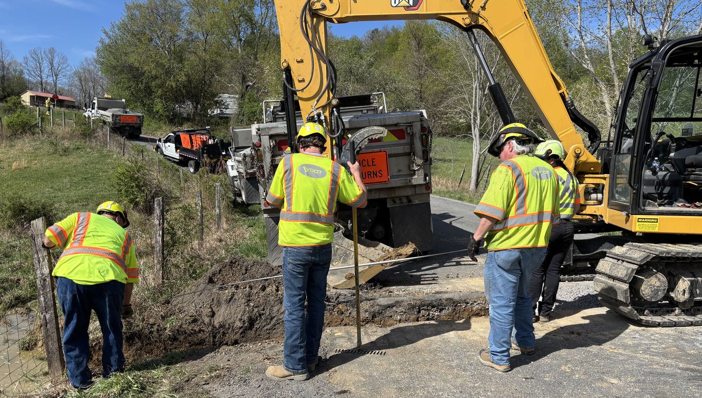 Putting in pipe