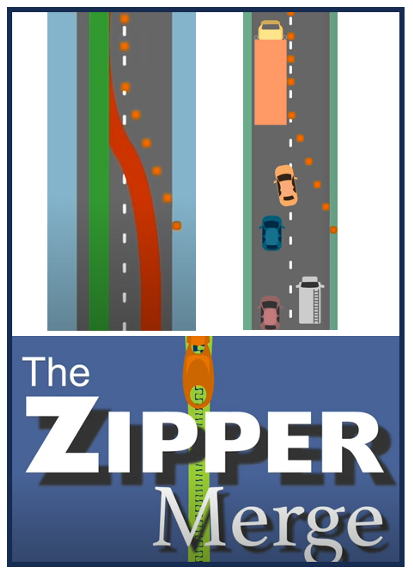 Zipper Merge Graphic