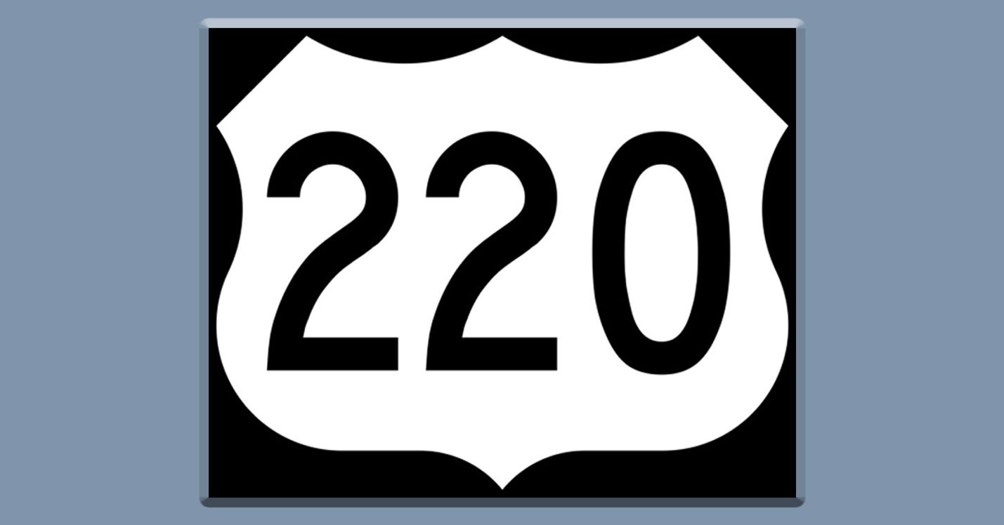Route 220 shield