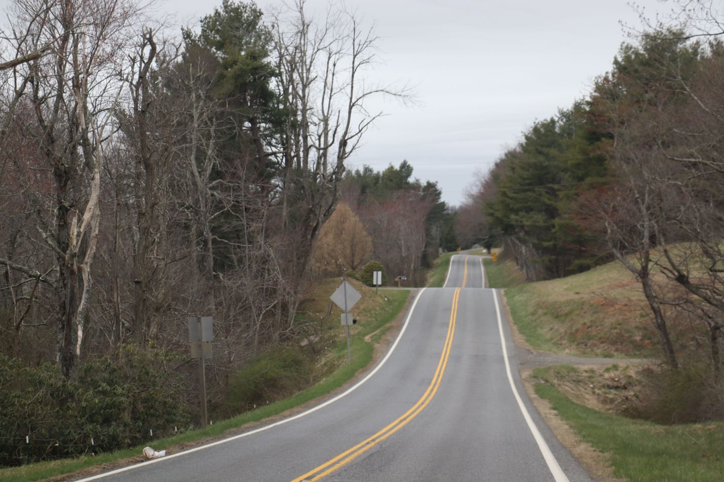 Route 58 road winding through Patrick County