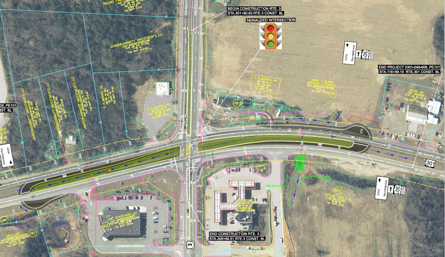 Fredericksburg District | Public Hearing for Route 301 Intersection ...