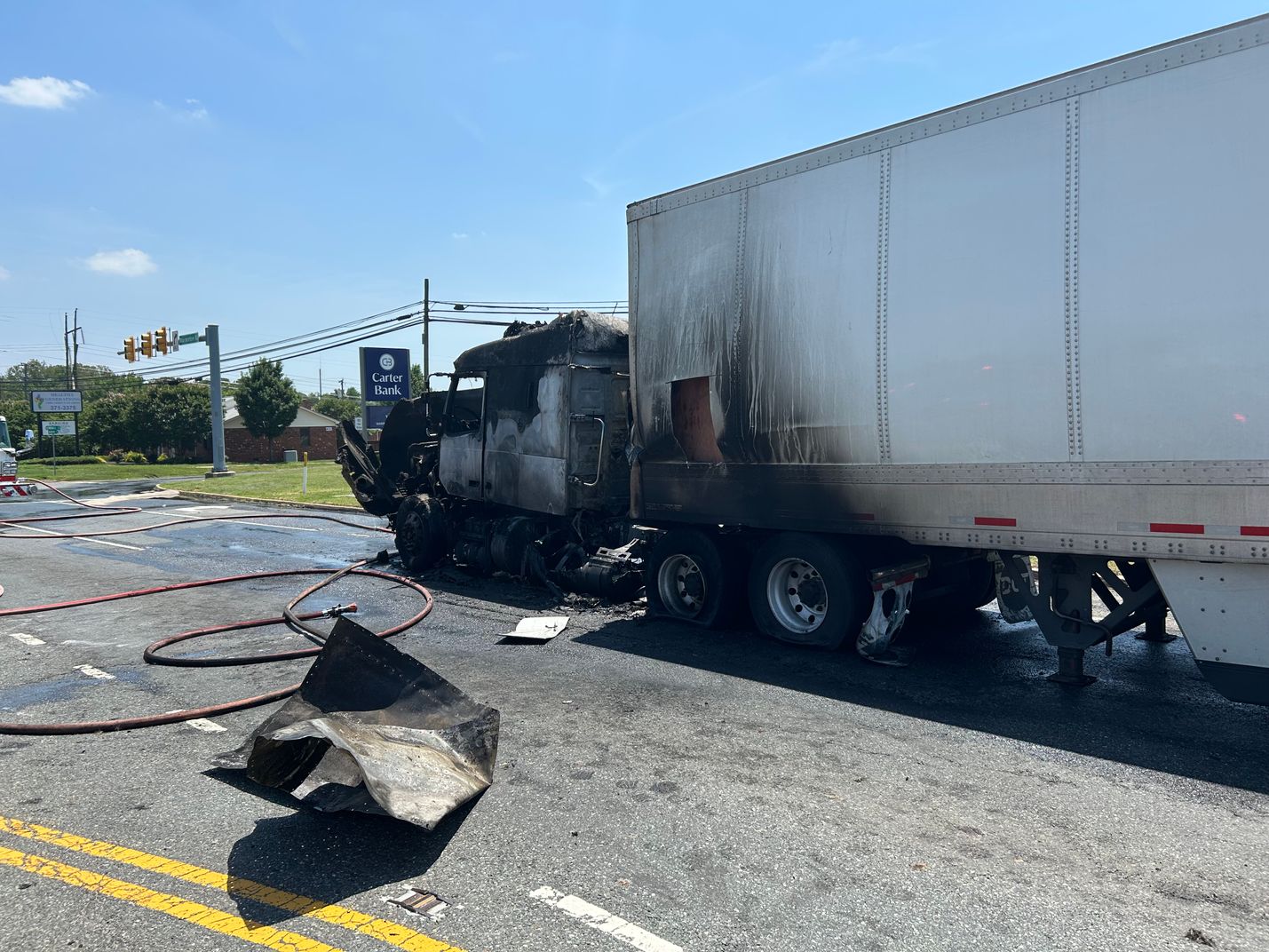Fredericksburg District | Route 17 closed after truck fire in Stafford ...