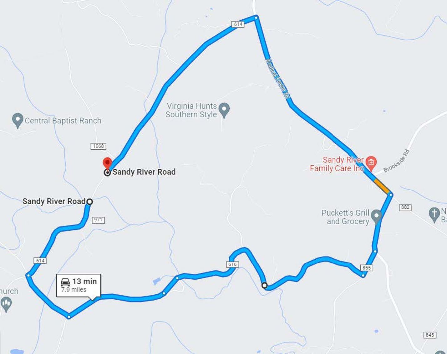 Lynchburg District | Road closing on Route 614 IN Pittsylvania County ...