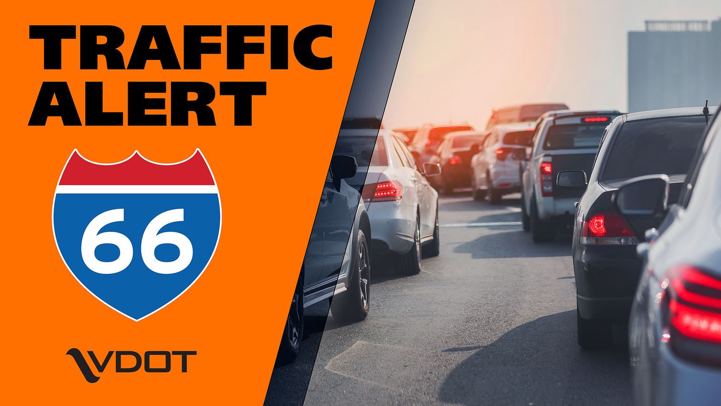 Interstate 66 traffic alert