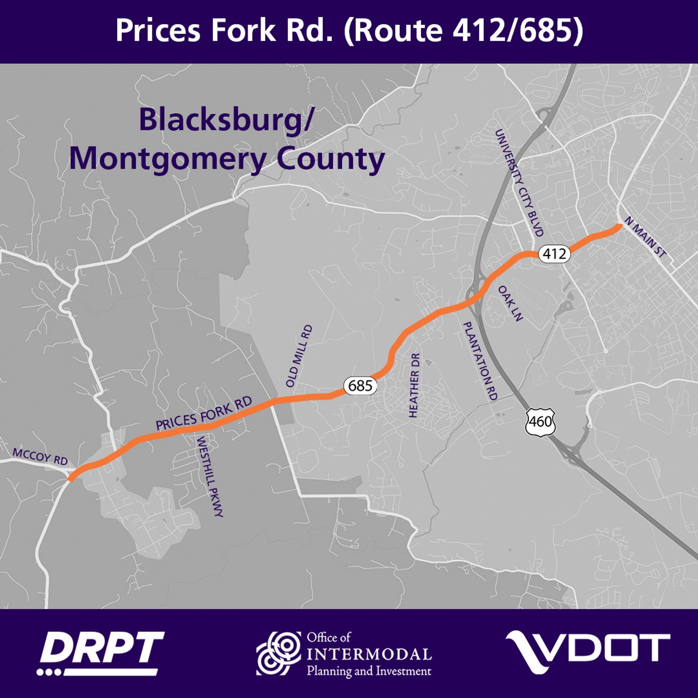 Project Pipeline - Prices Fork Road Map