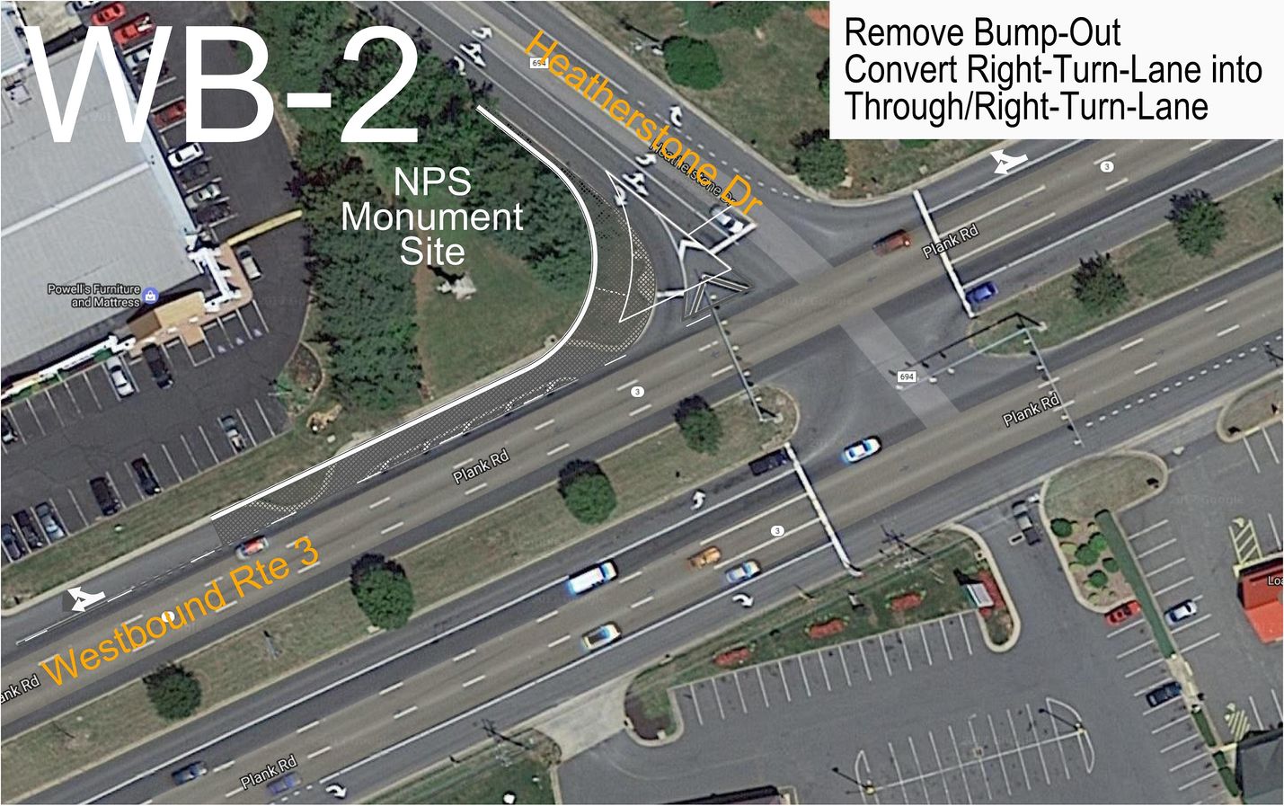 Route 3 operational improvements Virginia Department of Transportation