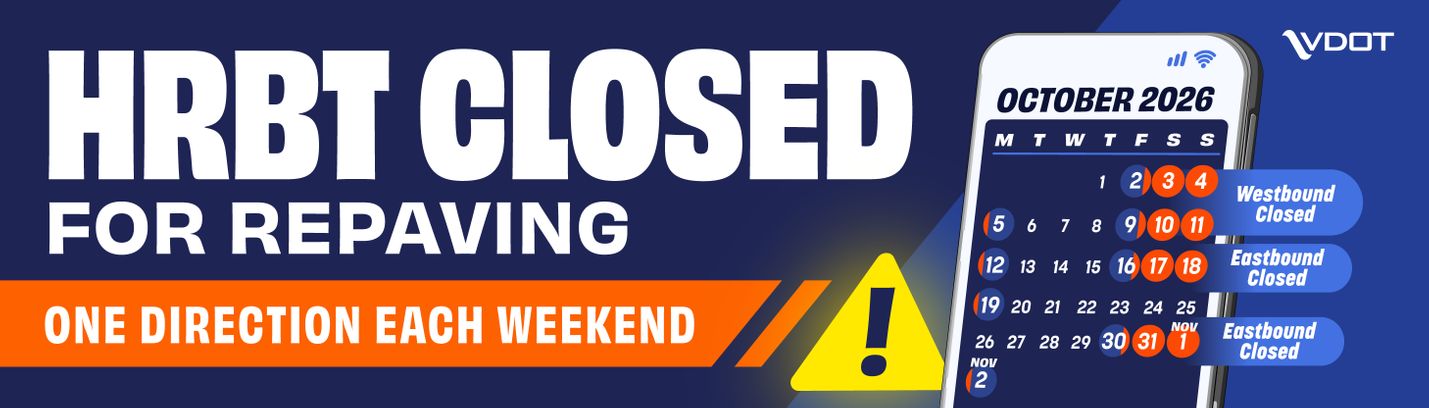 Hampton Roads District | I-64 HRBT westbound opens early following ...