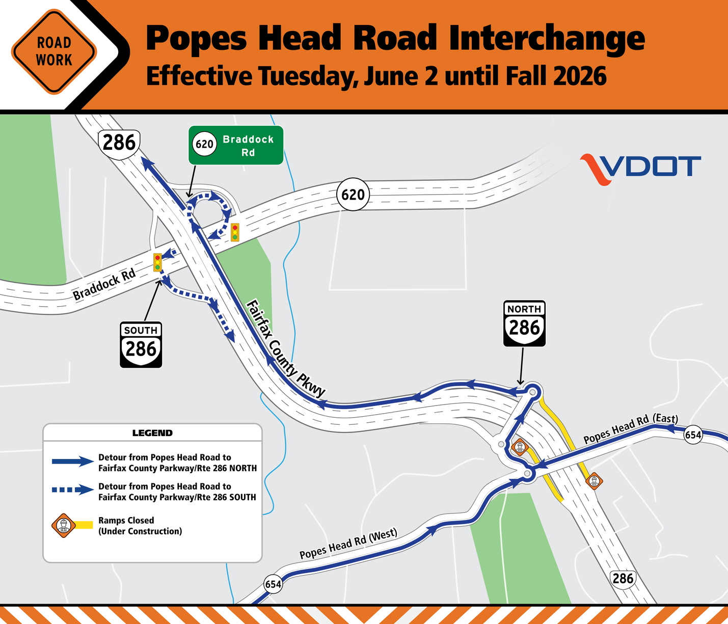 Northern Virginia District | Fairfax County Parkway and Popes Head Road ...