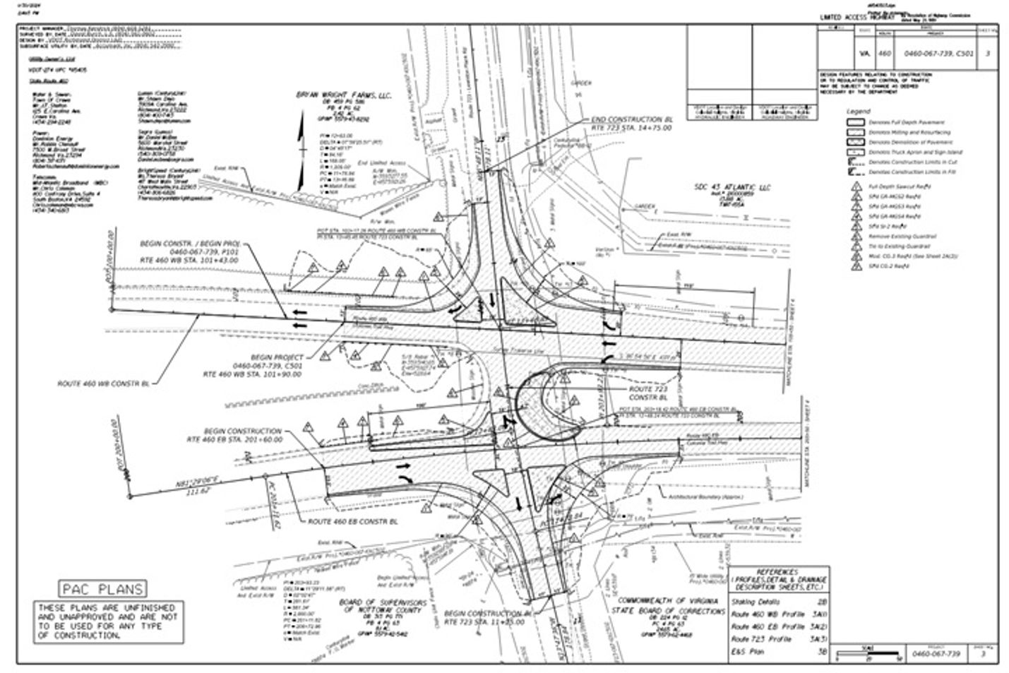 Nottoway Intersection Improvements at Route 460 (E. Colonial Trail