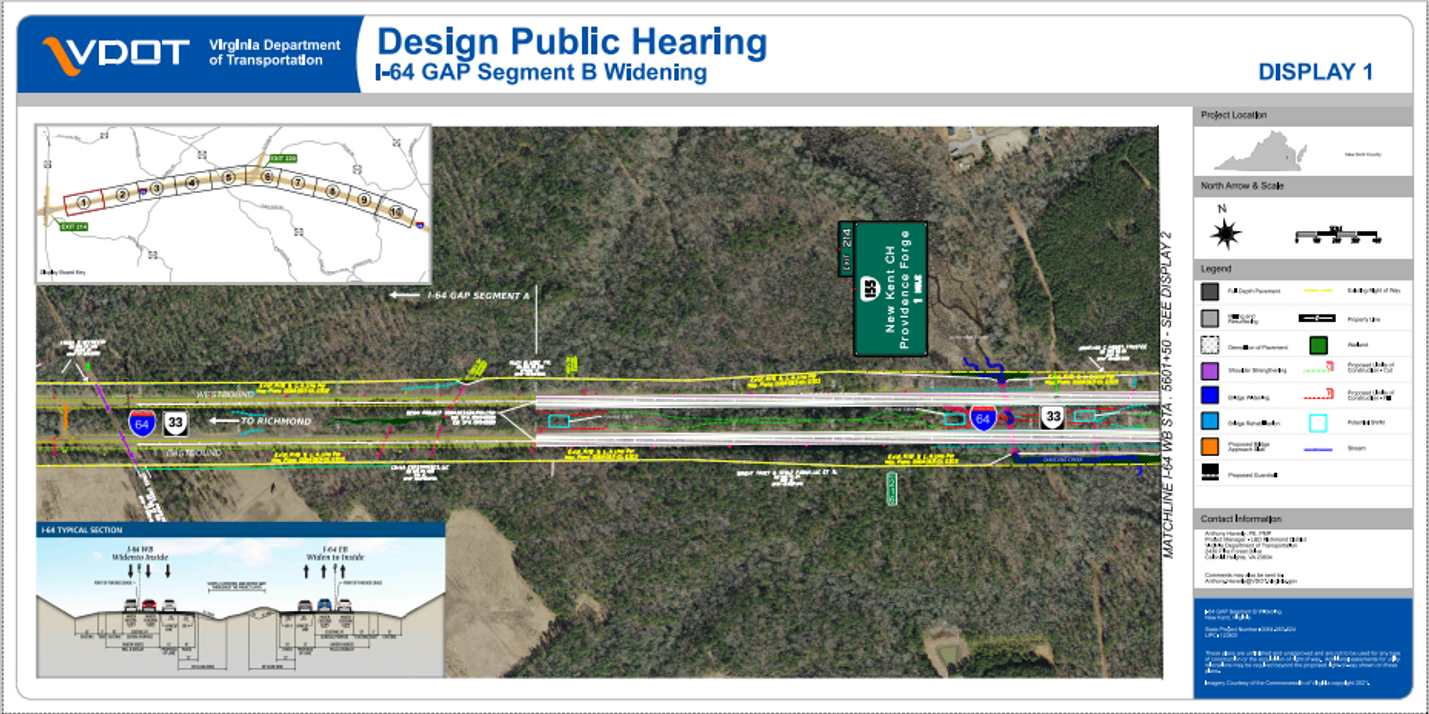 I 64 Gap Segment B Virginia Department of Transportation