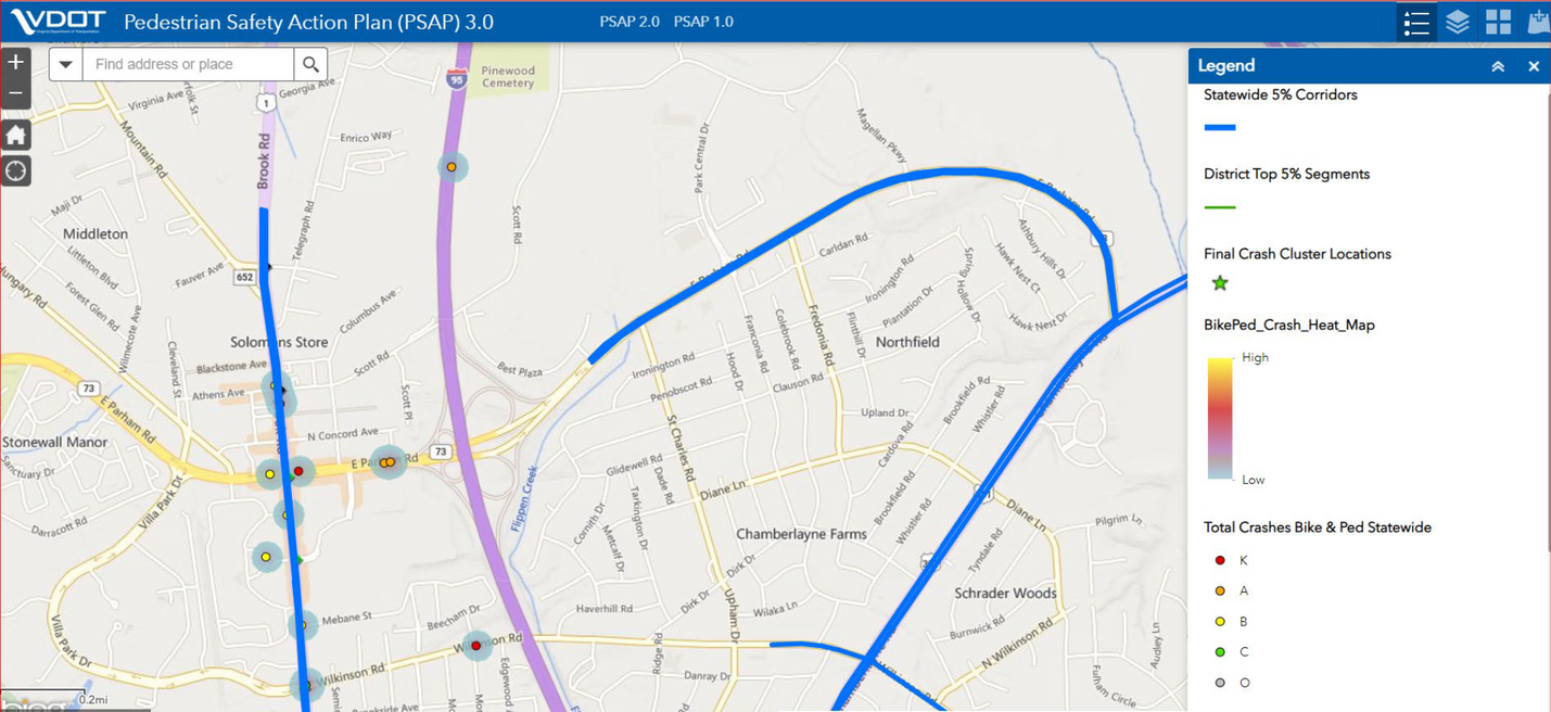 Richmond I95/East Parham Road (Route 73) Interstate Access Report Study Virginia Department