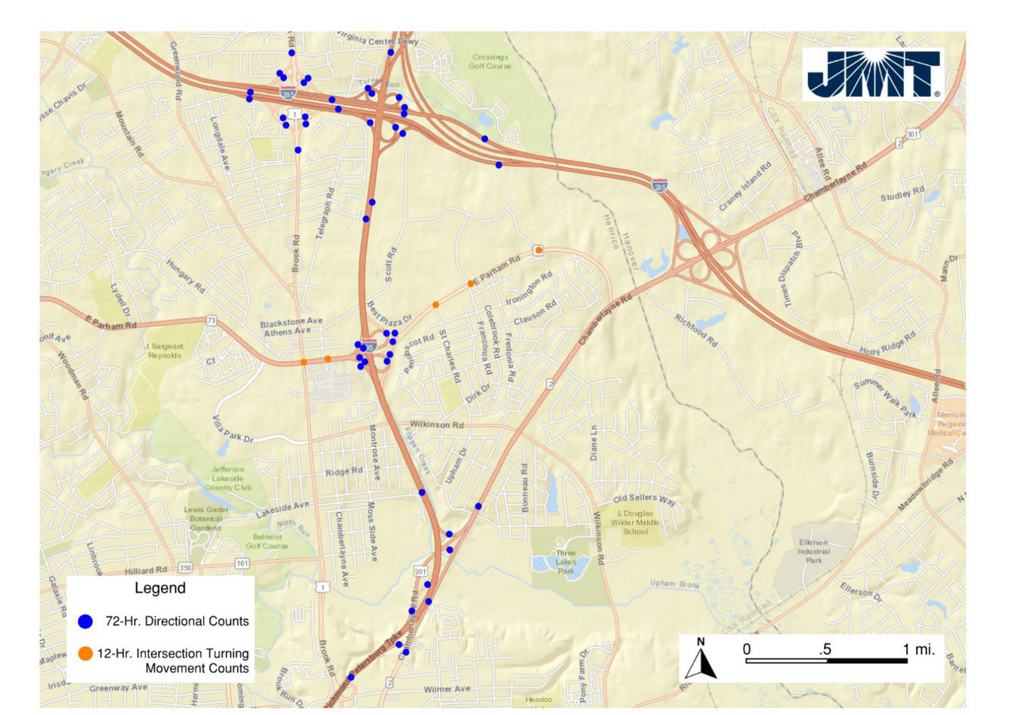 I-95/East Parham Road (Route 73) in Richmond Interstate Access Report ...