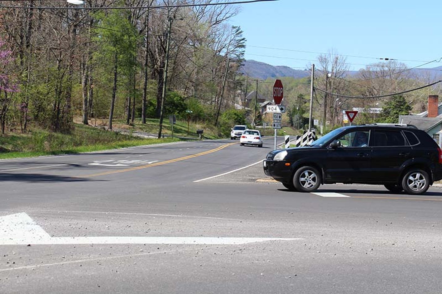 Route 904 (Starkey Road) and Route 679 (Buck Mountain Road) Roundabout
