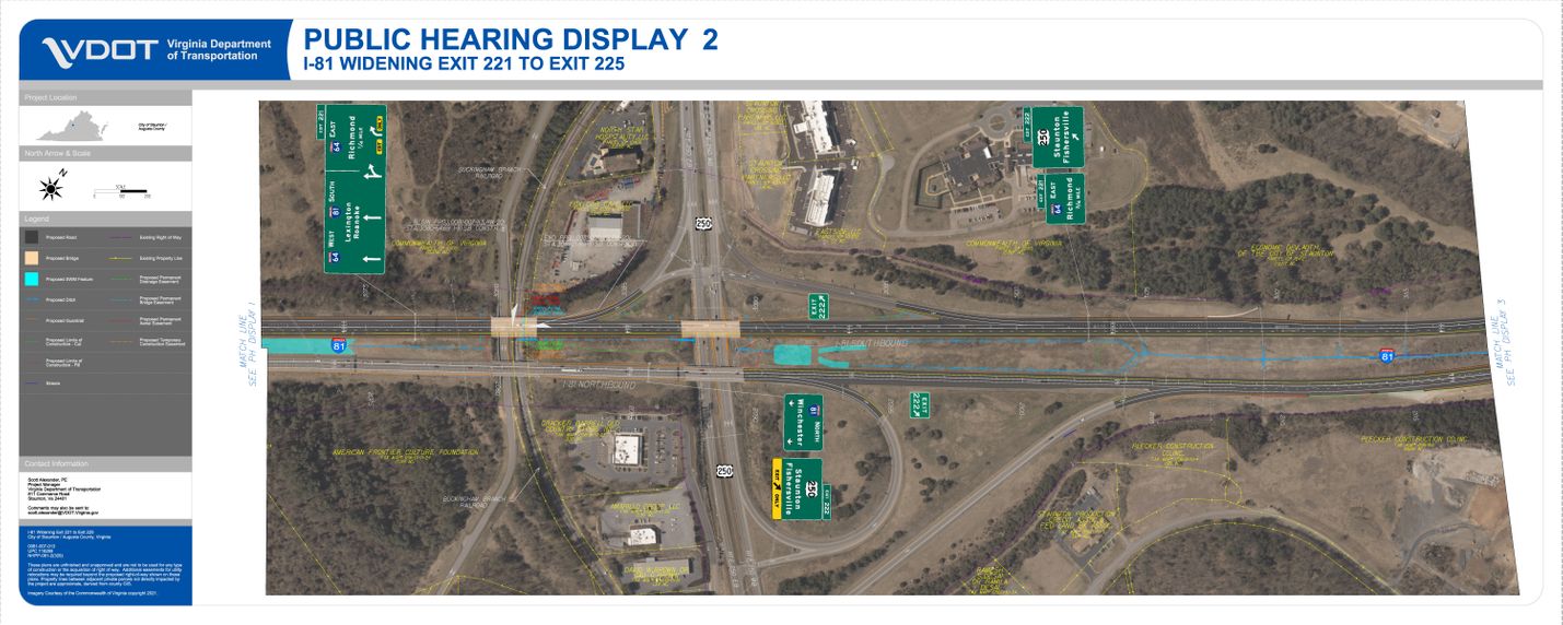 Interstate 81 Staunton-area widening (Exit 221 to Exit 225) | Virginia ...