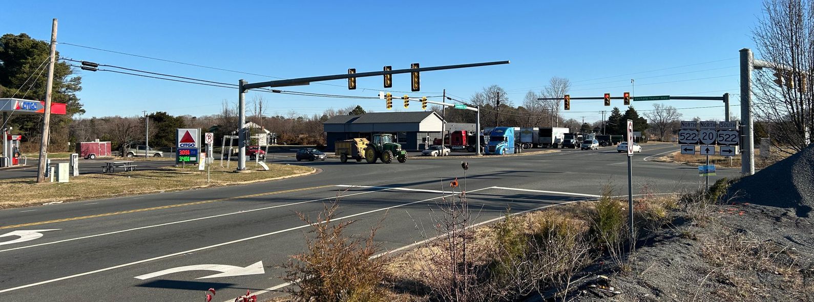 Route 20 at 522 roundabout | Virginia Department of Transportation