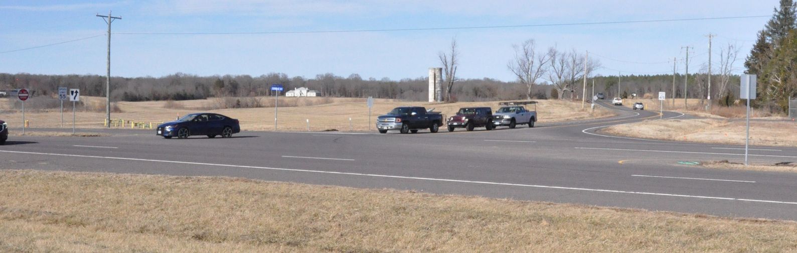 Route 3 (Germanna Hwy) at Route 669 (Carrico Mills Rd) partial RCUT ...