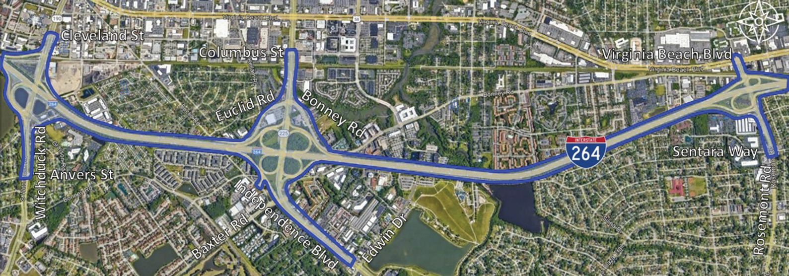 I-264 Independence Boulevard Interchange Access Report study | Virginia ...