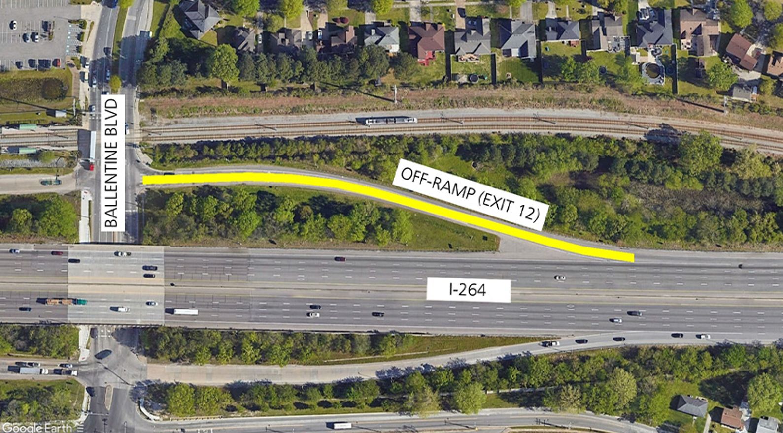 I-264W off-ramp at Ballentine Blvd | Virginia Department of Transportation
