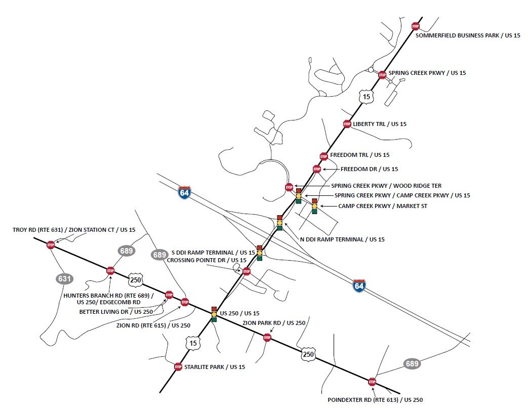 Zion Crossroads corridor improvement study (Routes 15 and 250