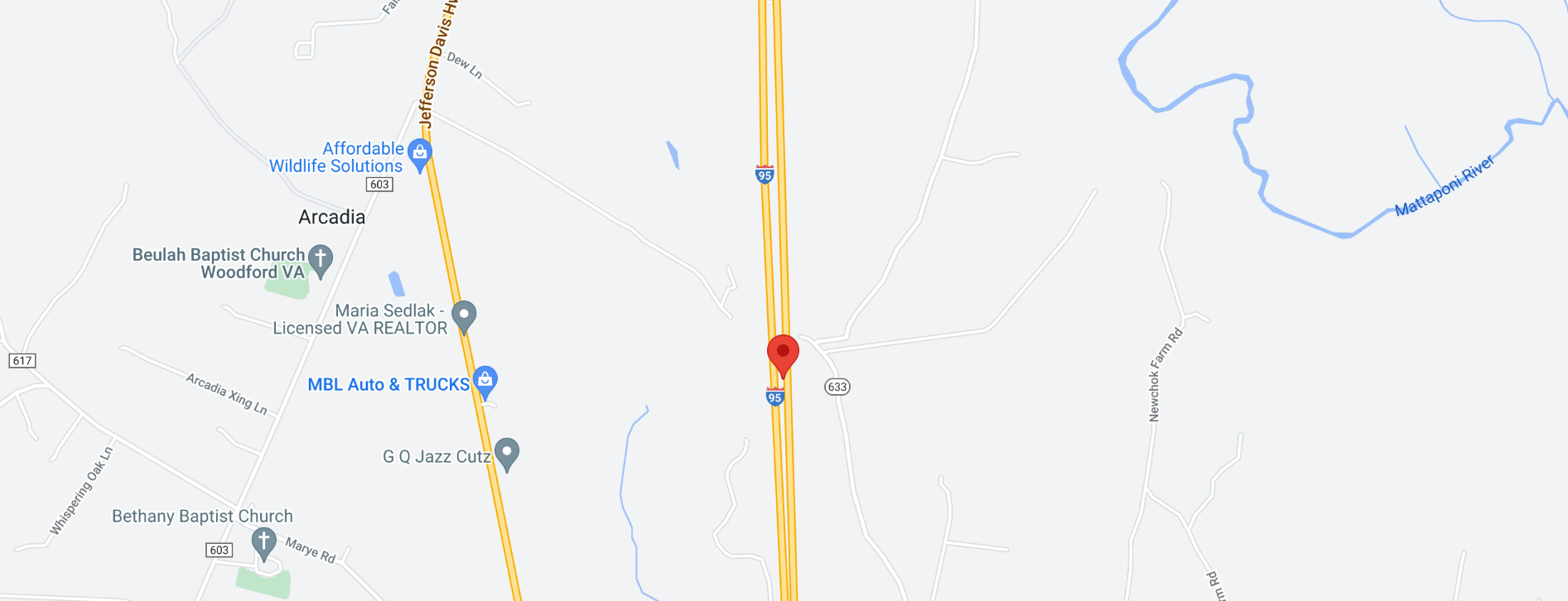 I95 northbound variable speed limits Virginia Department of