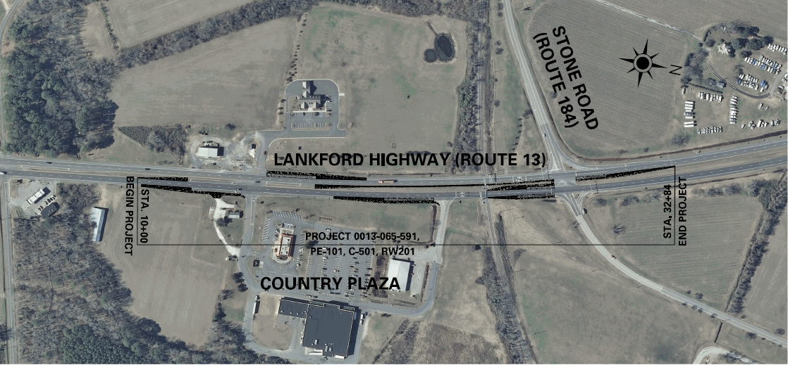Route 13 (Lankford Highway) Improvements near Stone Road | Virginia ...